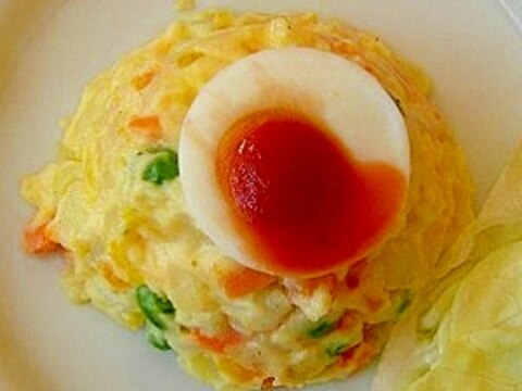 黄身がたっぷりマヨネーズで作るポテトサラダ